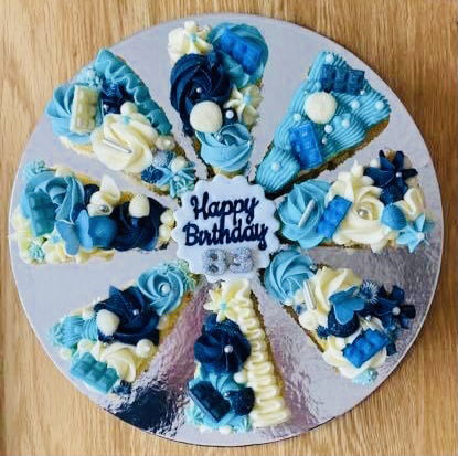 Vanilla Pizza Cake With Buttercream Frosting