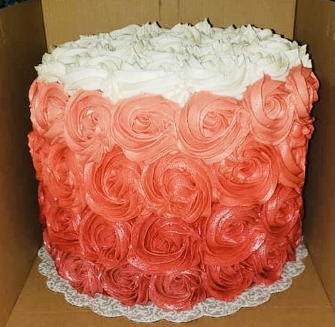 3 Layer Chocolate and Vanilla Cake With Buttercream Frosting