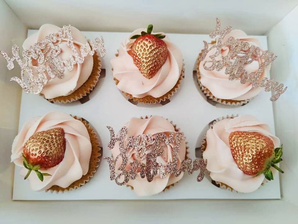 Strawberry Cupcakes With Buttercream Frosting