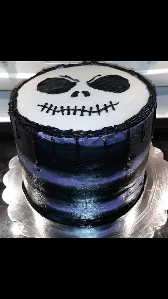 3 Layer Oreo Nightmare Before Christmas Halloween Cake