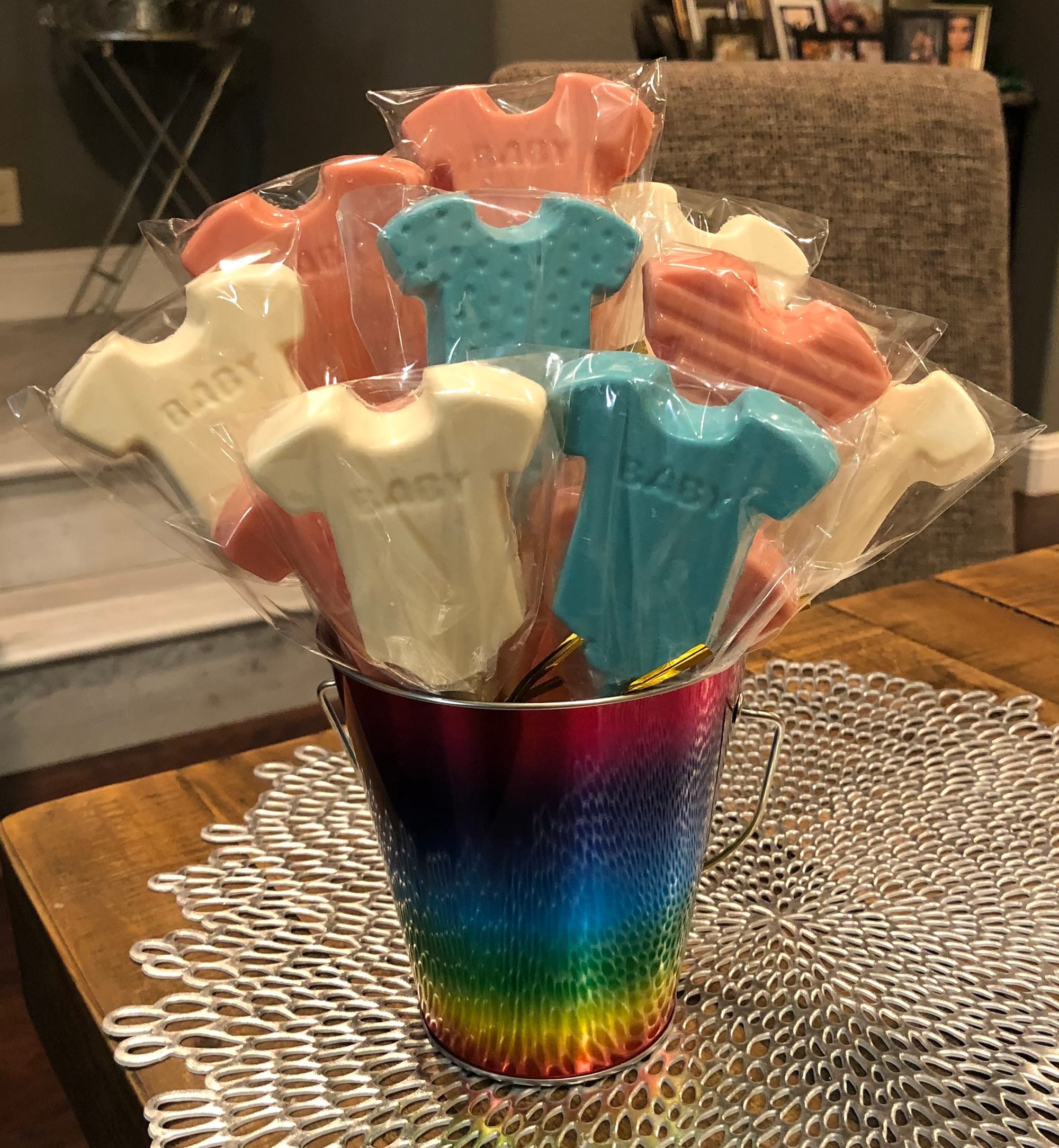 Baby Shower Chocolate Lollipops