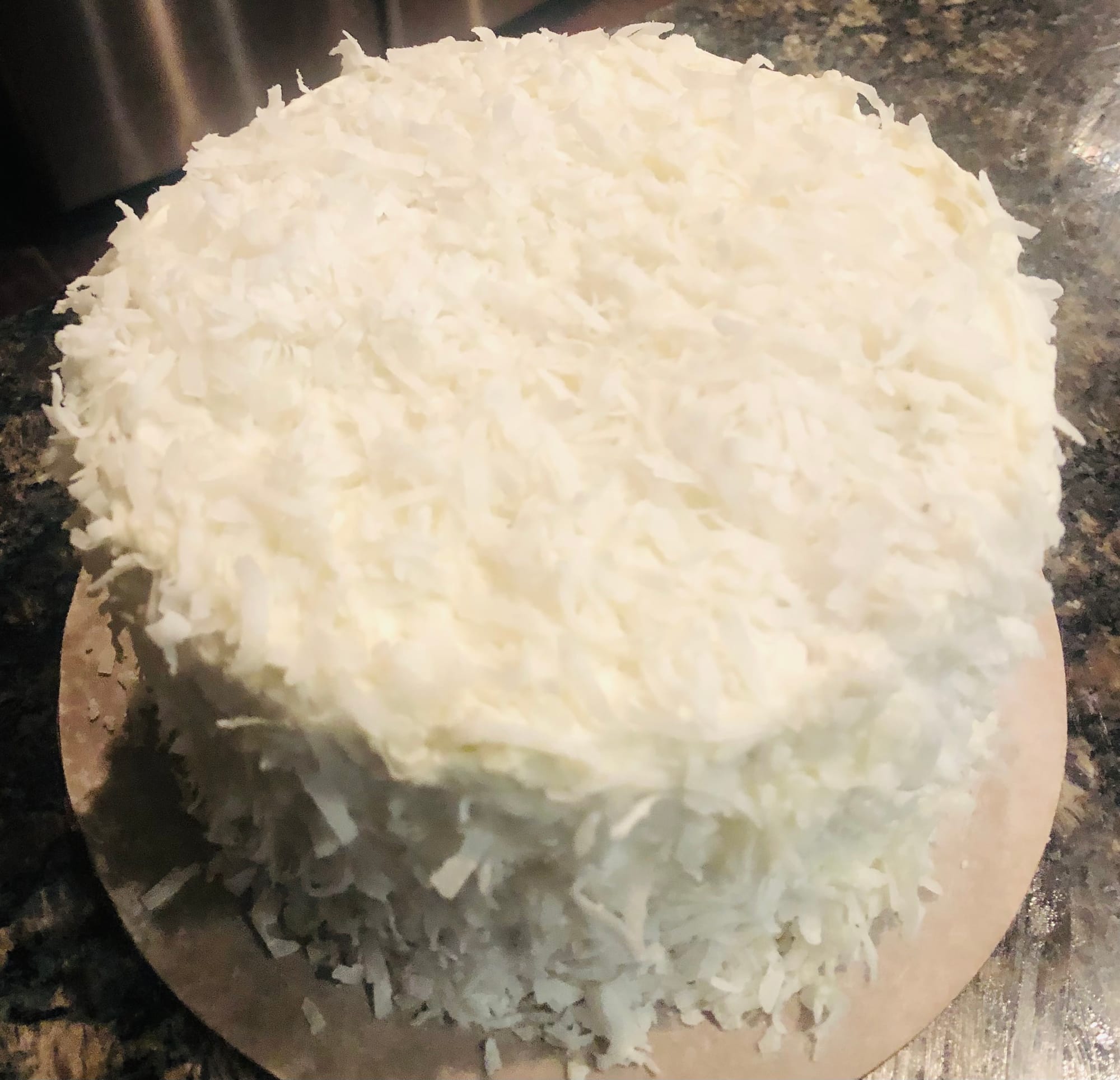 2 Layer Coconut Creme Cake