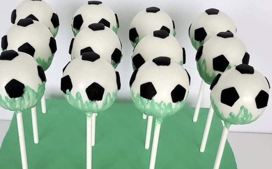 Soccer Ball Cake Pops