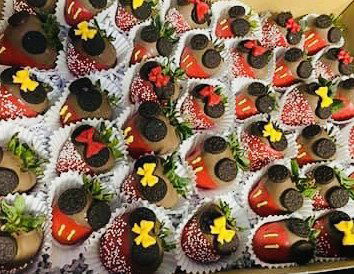 Mickey Mouse Chocolate Dipped Strawberries