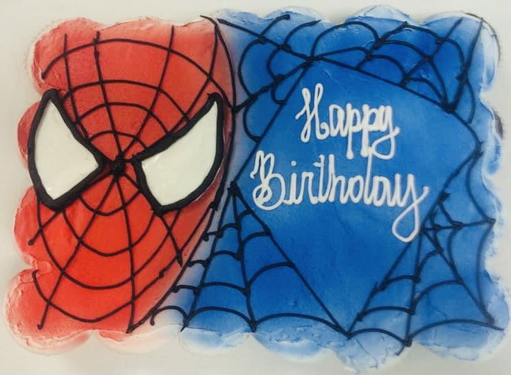 Chocolate and Vanilla Spider-Man Pull Apart Cake Cupcakes