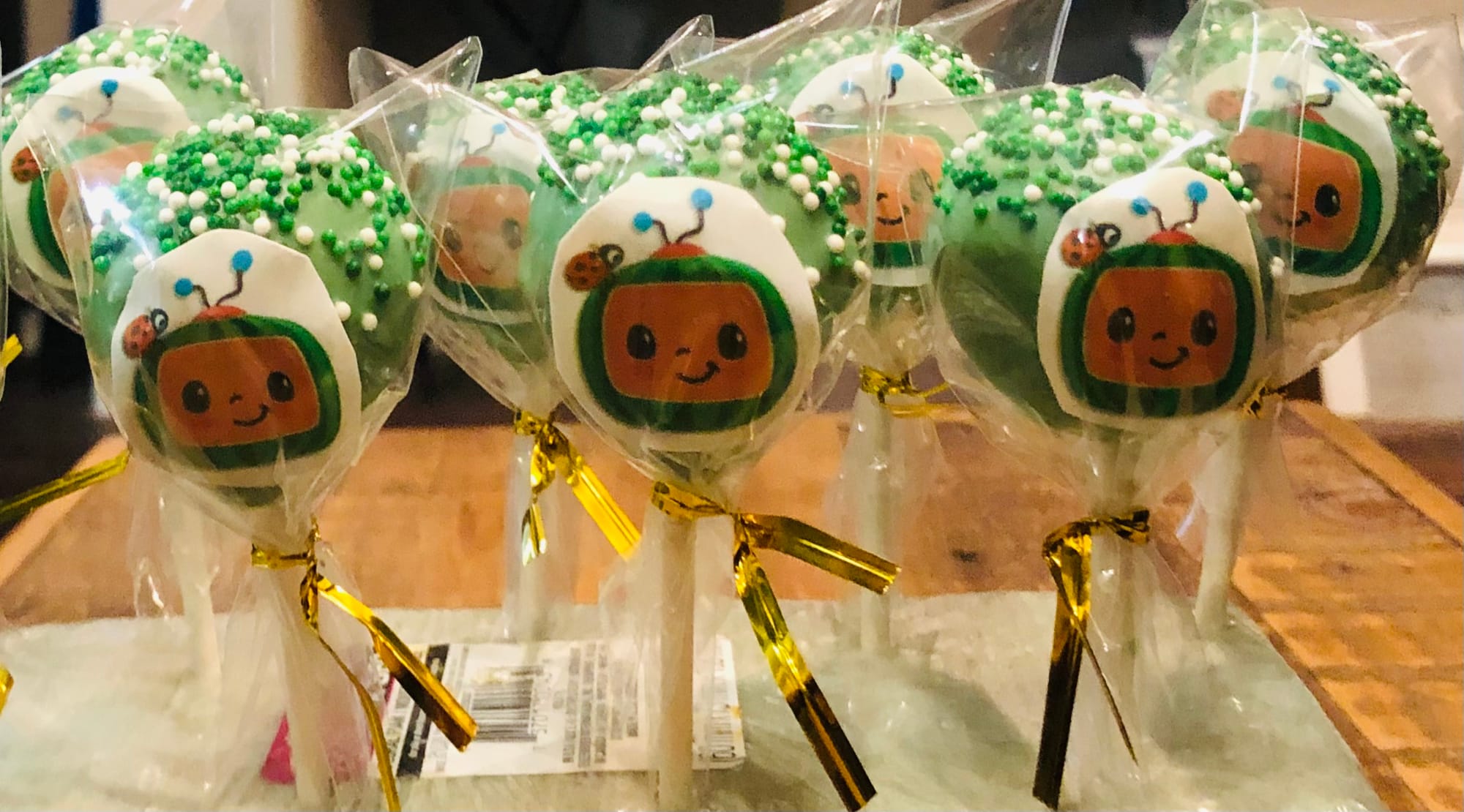 Cocomelon Cake Pops