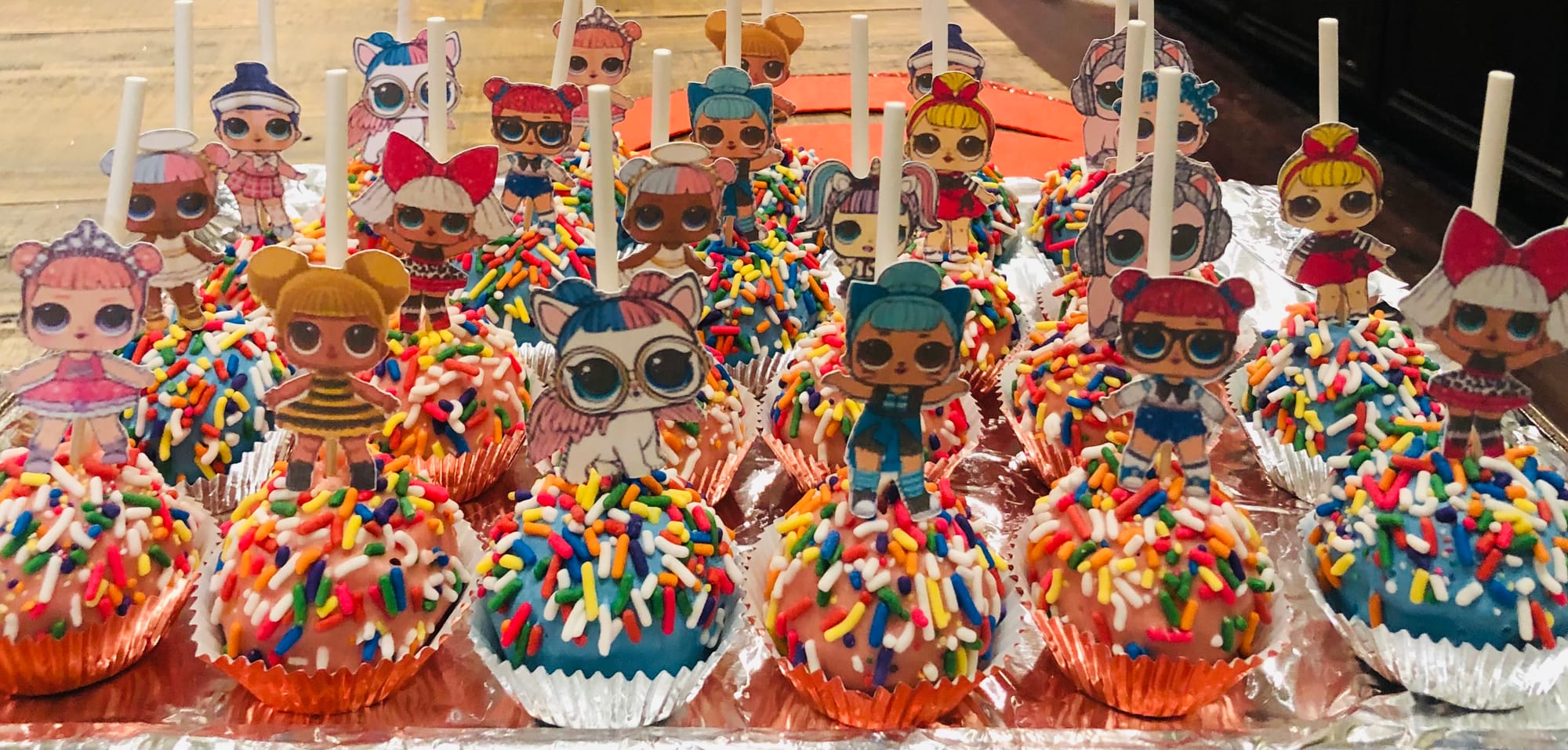LOL Doll Cake Pops