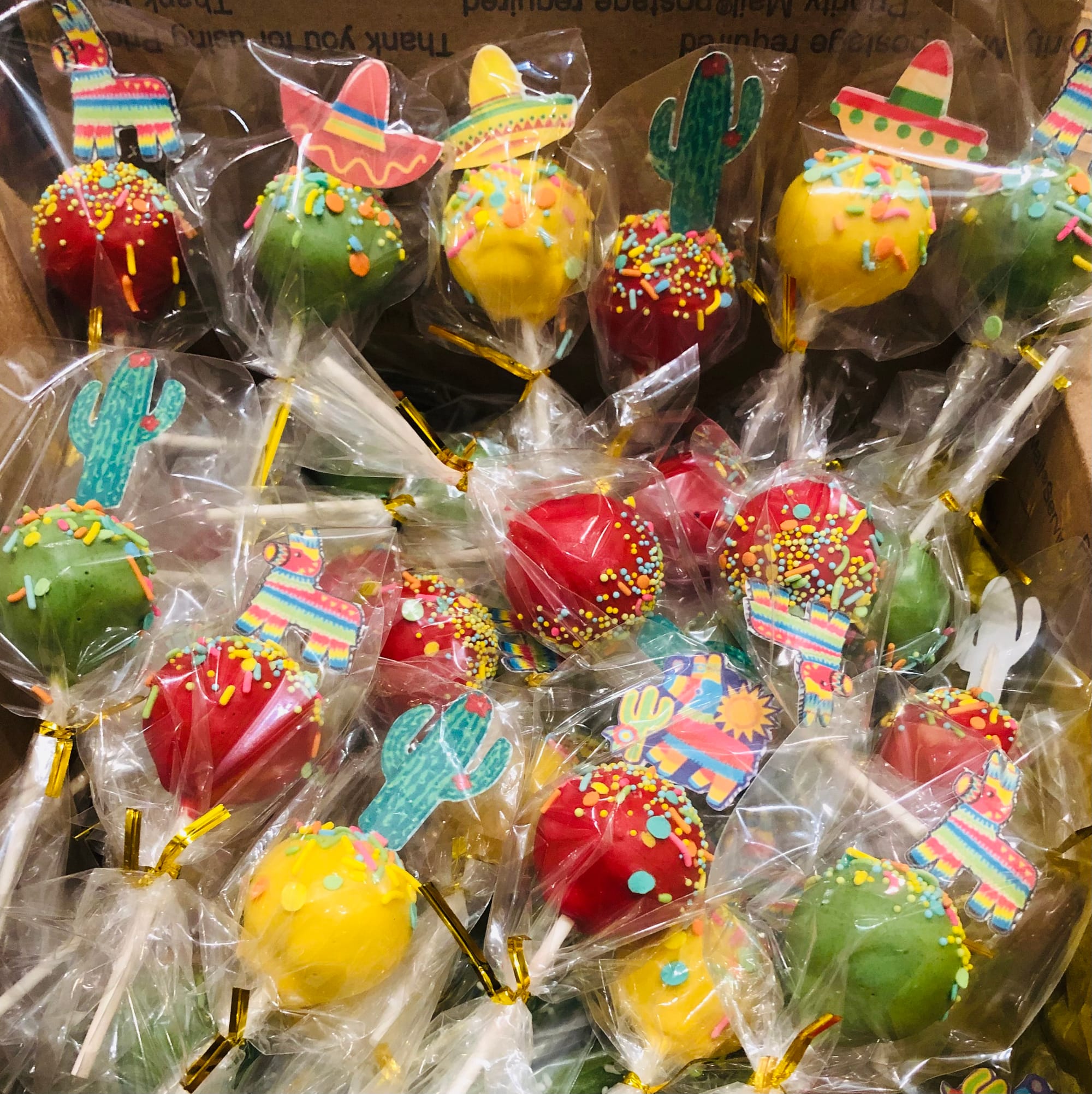 Fiesta Party Cake Pops