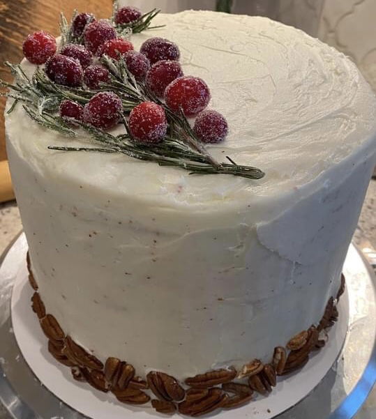 4 Layer Carrot Cake with Cream Cheese Frosting