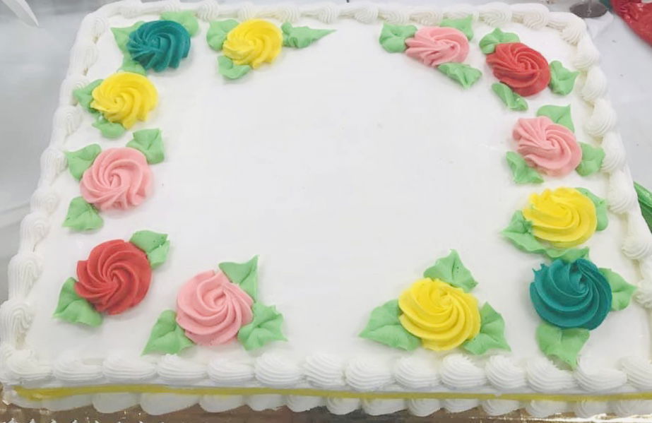Vanilla Sheet Cake With Buttercream Frosting
