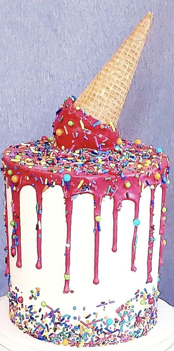 4 Layer Funfetti Cake With Buttercream Frosting