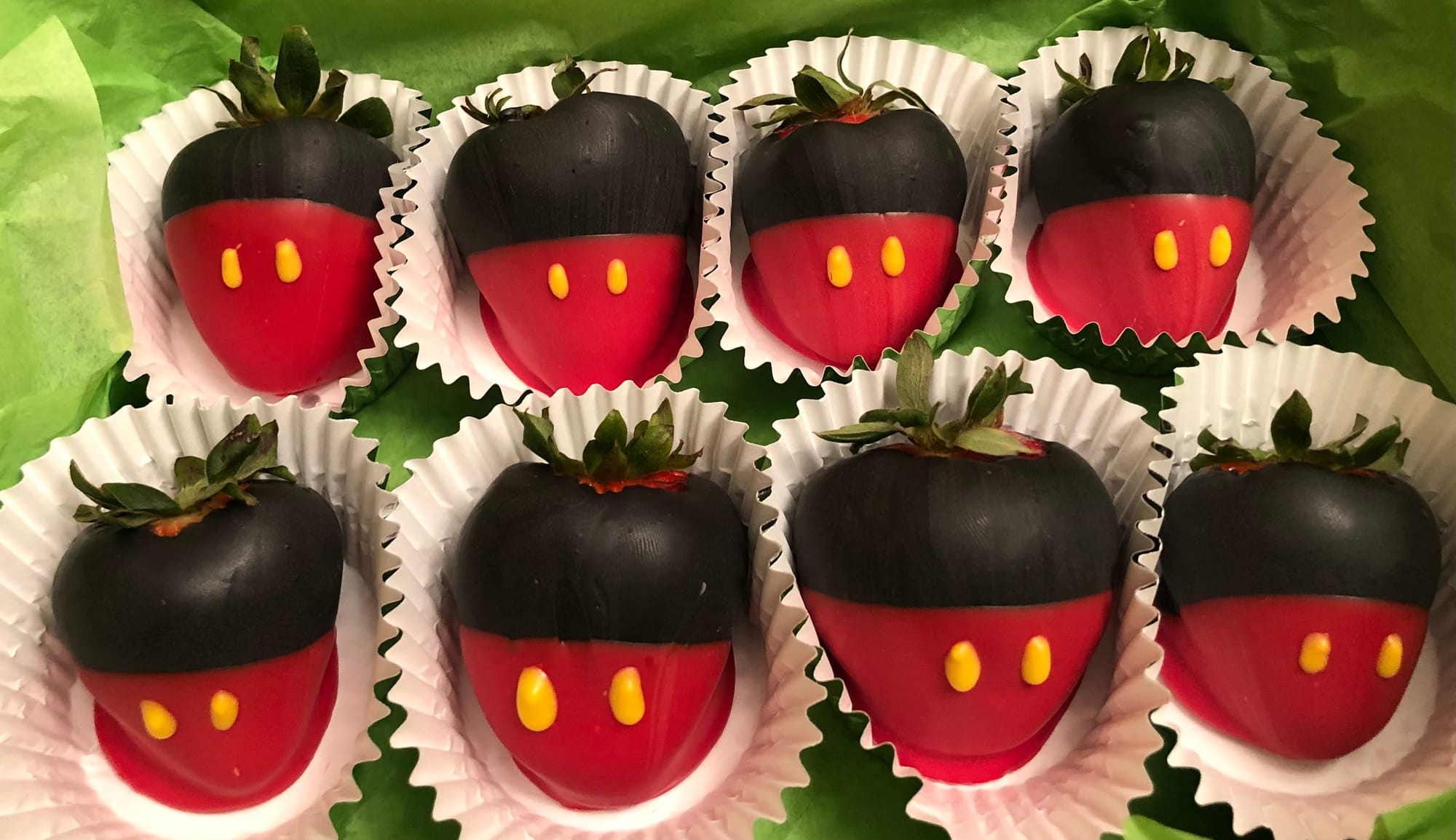 Mickey Mouse Chocolate Dipped Strawberries
