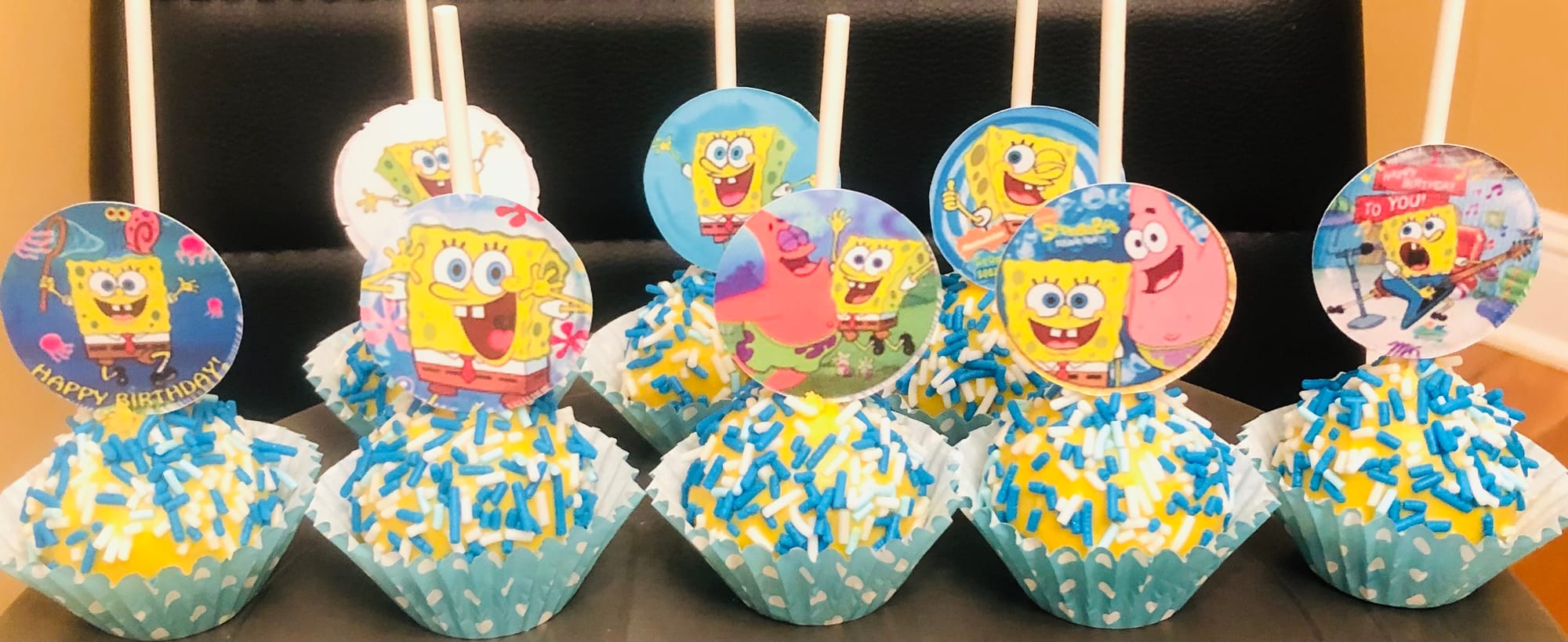 SpongeBob SquarePants Cake Pops