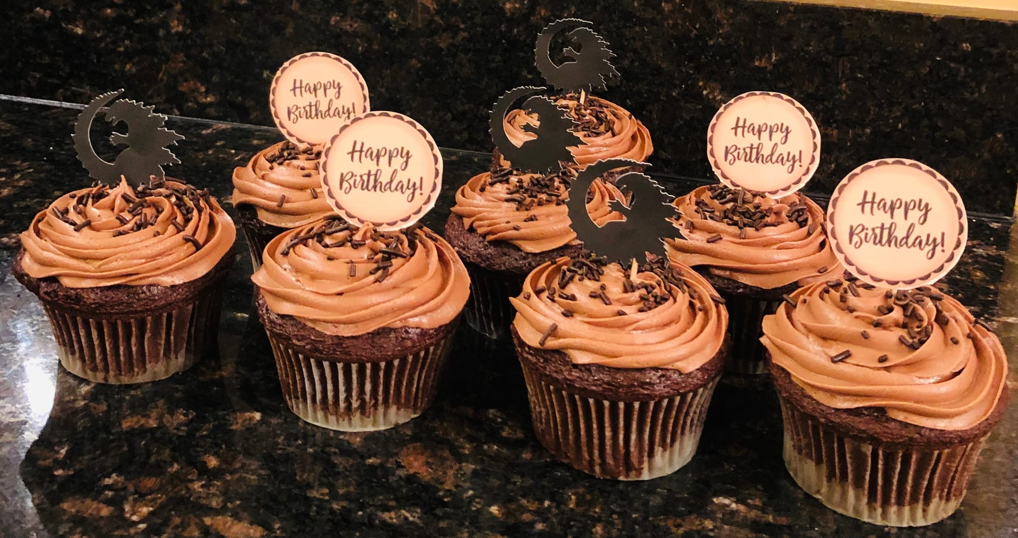 Chocolate Godzilla Cupcakes With Chocolate Buttercream Frosting