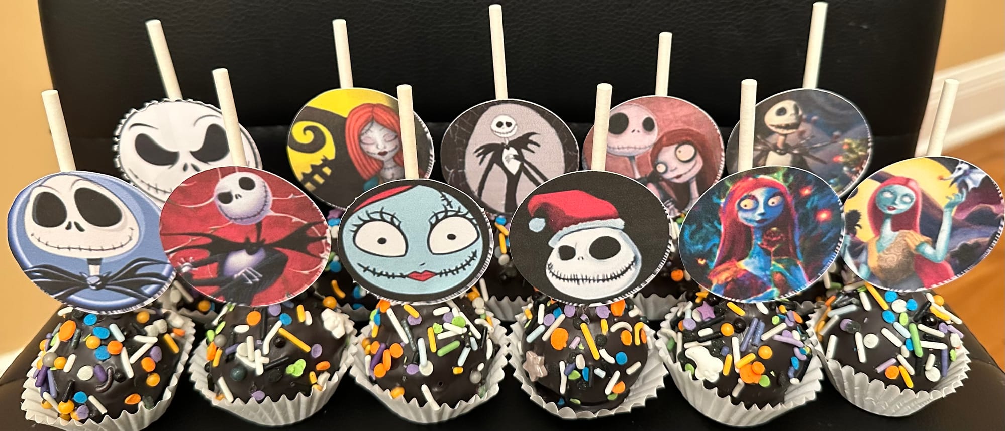 Nightmare Before Christmas Cake Pops