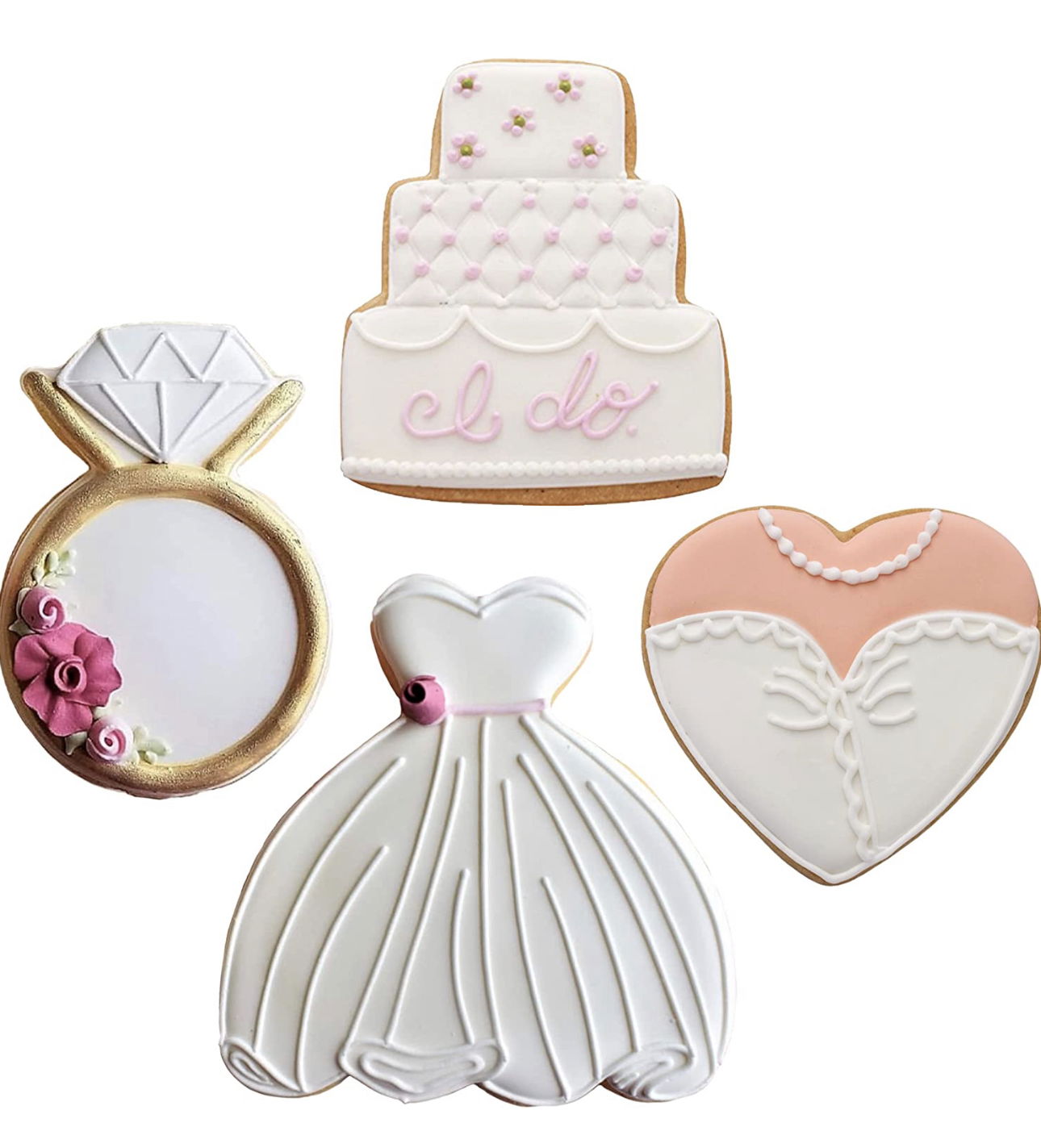 Royal Icing Wedding Cookies