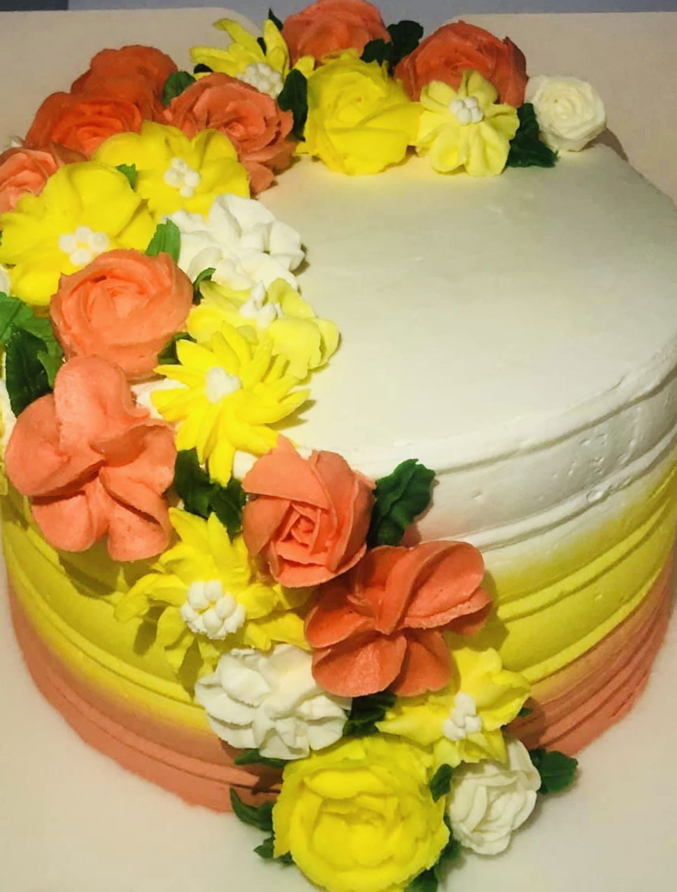 2 Layer Chocolate Cake With Buttercream Frosting