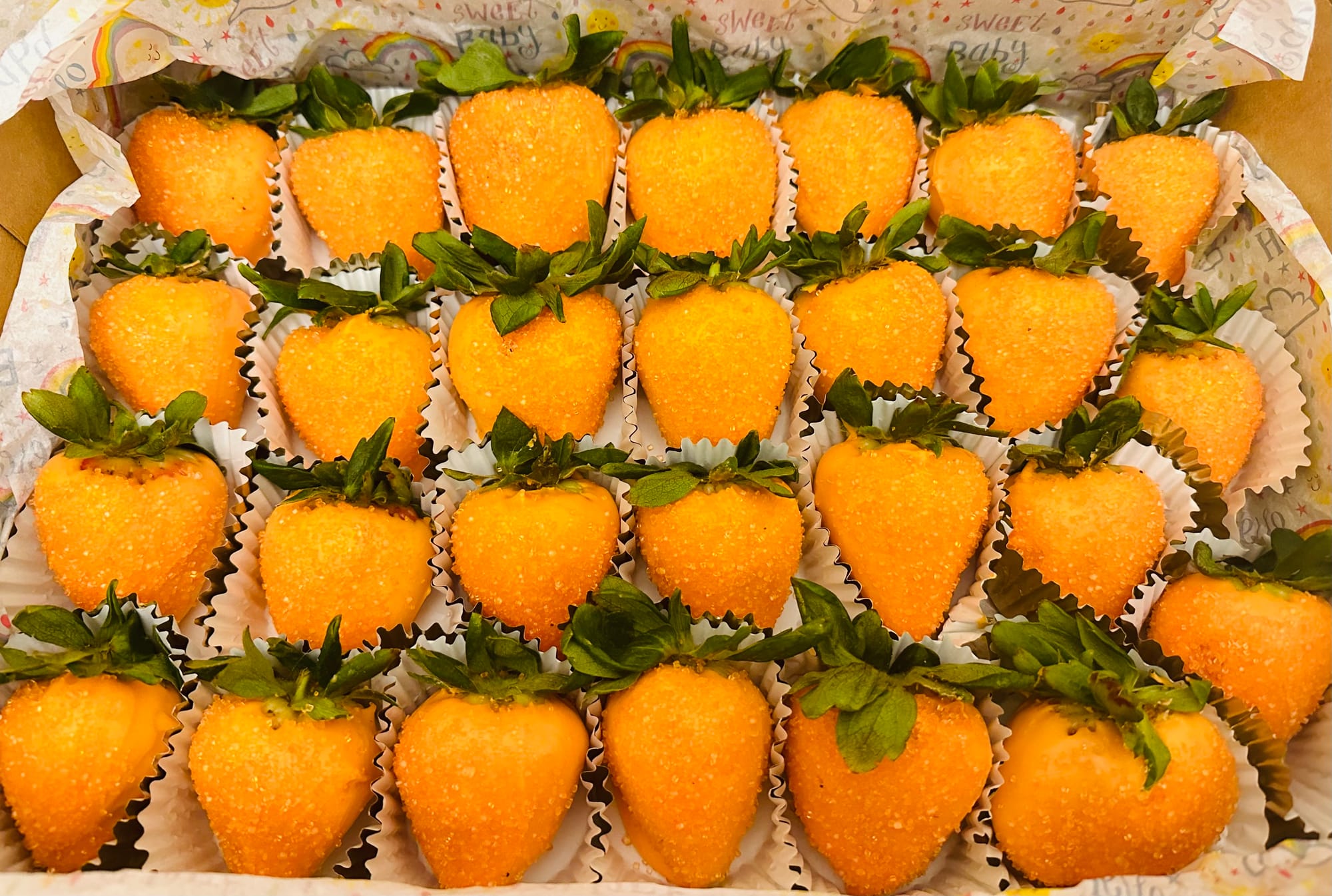 Chocolate Dipped Little Cuties Baby Shower Strawberries