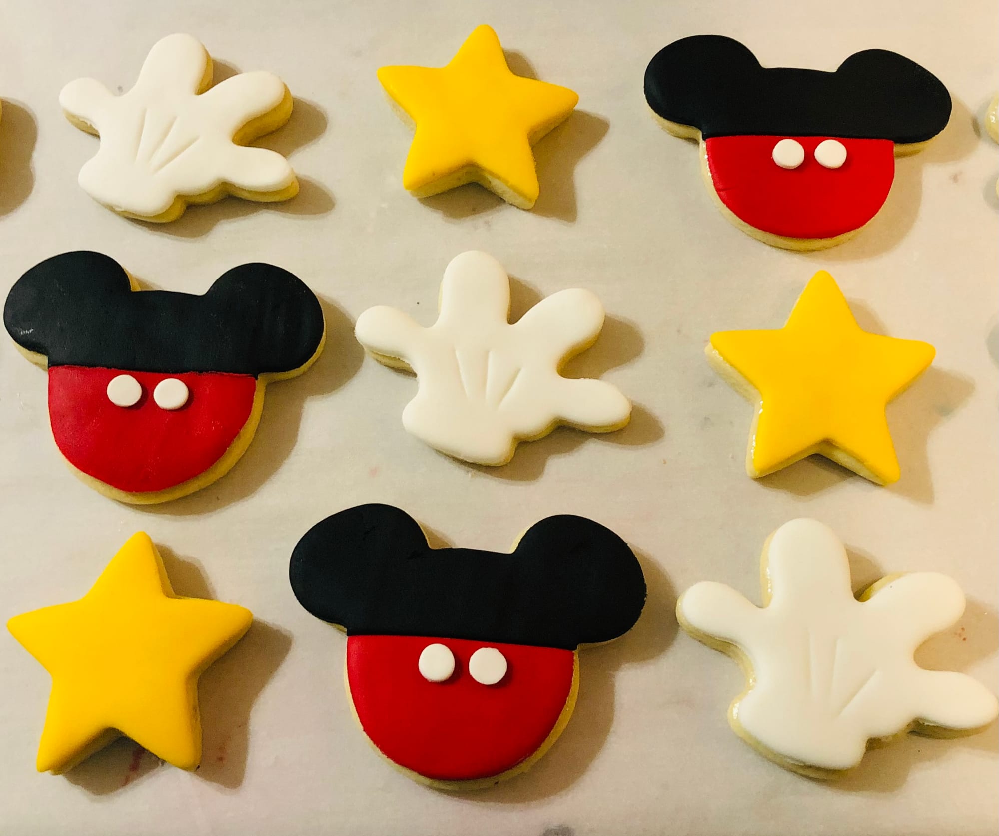 Mickey Mouse Sugar Cookies with Images