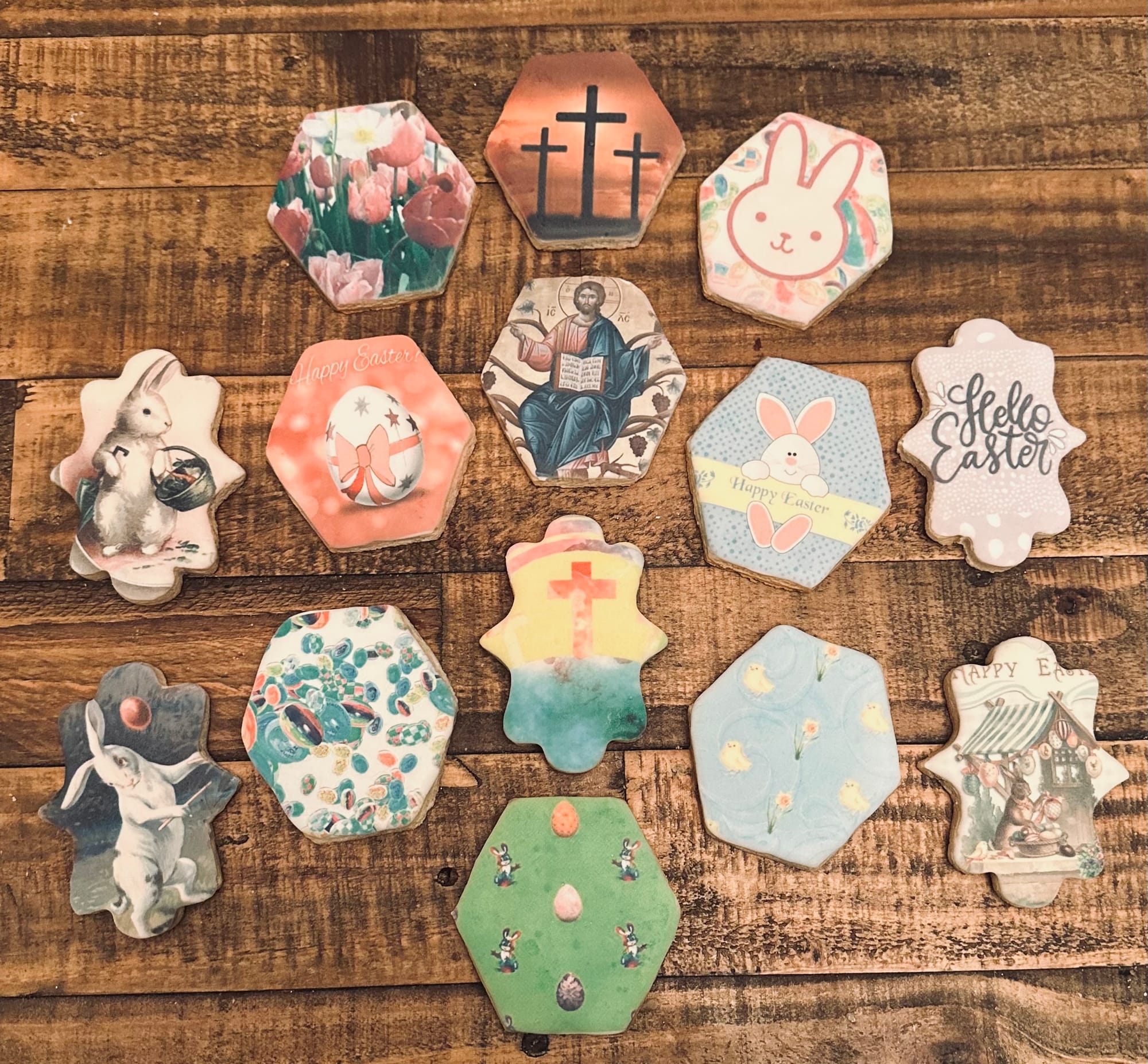 Royal Icing Easter Sugar Cookies with Images