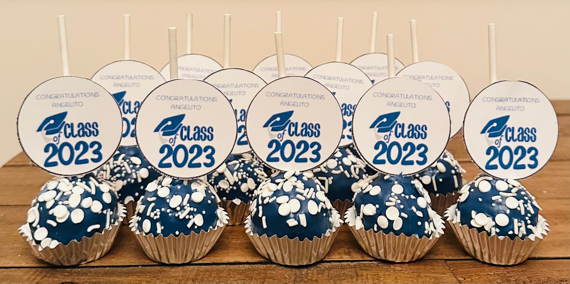 Graduation Class of 2023 Cake Pops