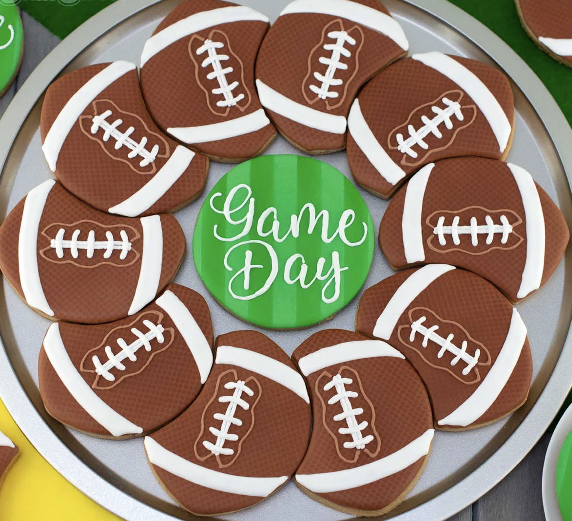 Football Cookie Platter