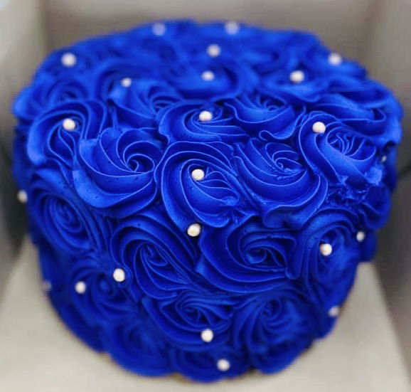 2 Layer Vanilla Birthday Cake with Buttercream Frosting