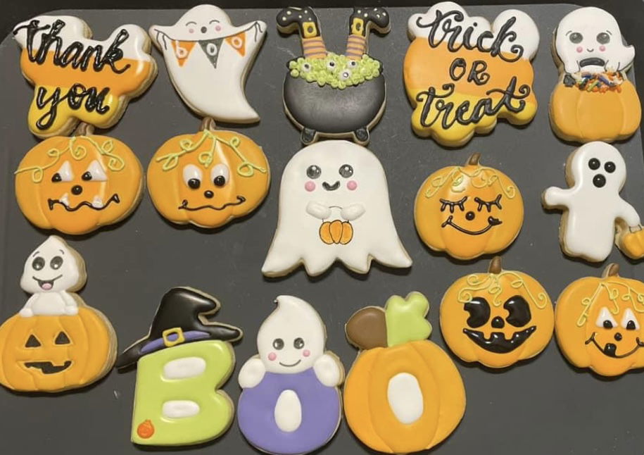 Halloween Royal Icing Sugar Cookies with Images