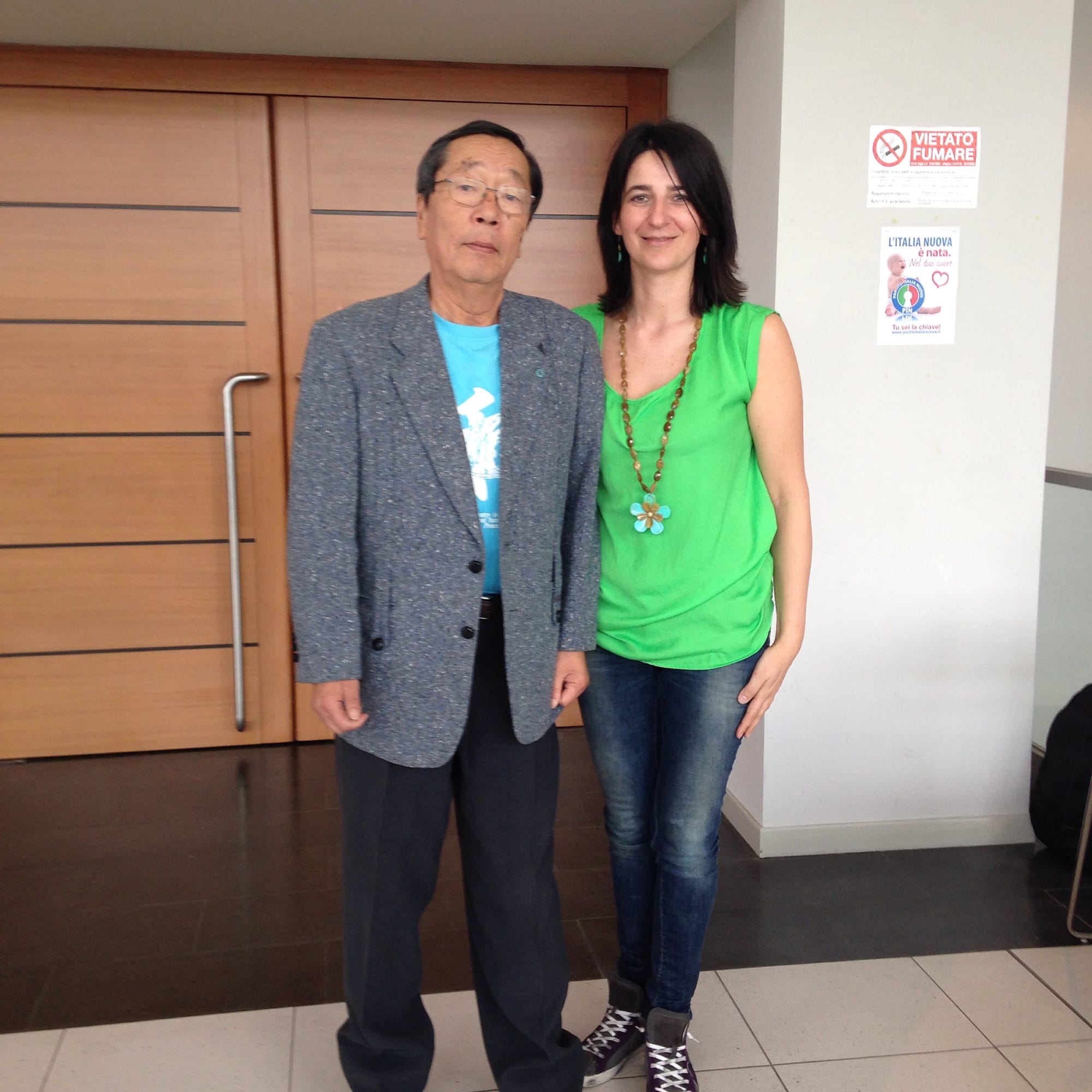 Con Masaru Emoto