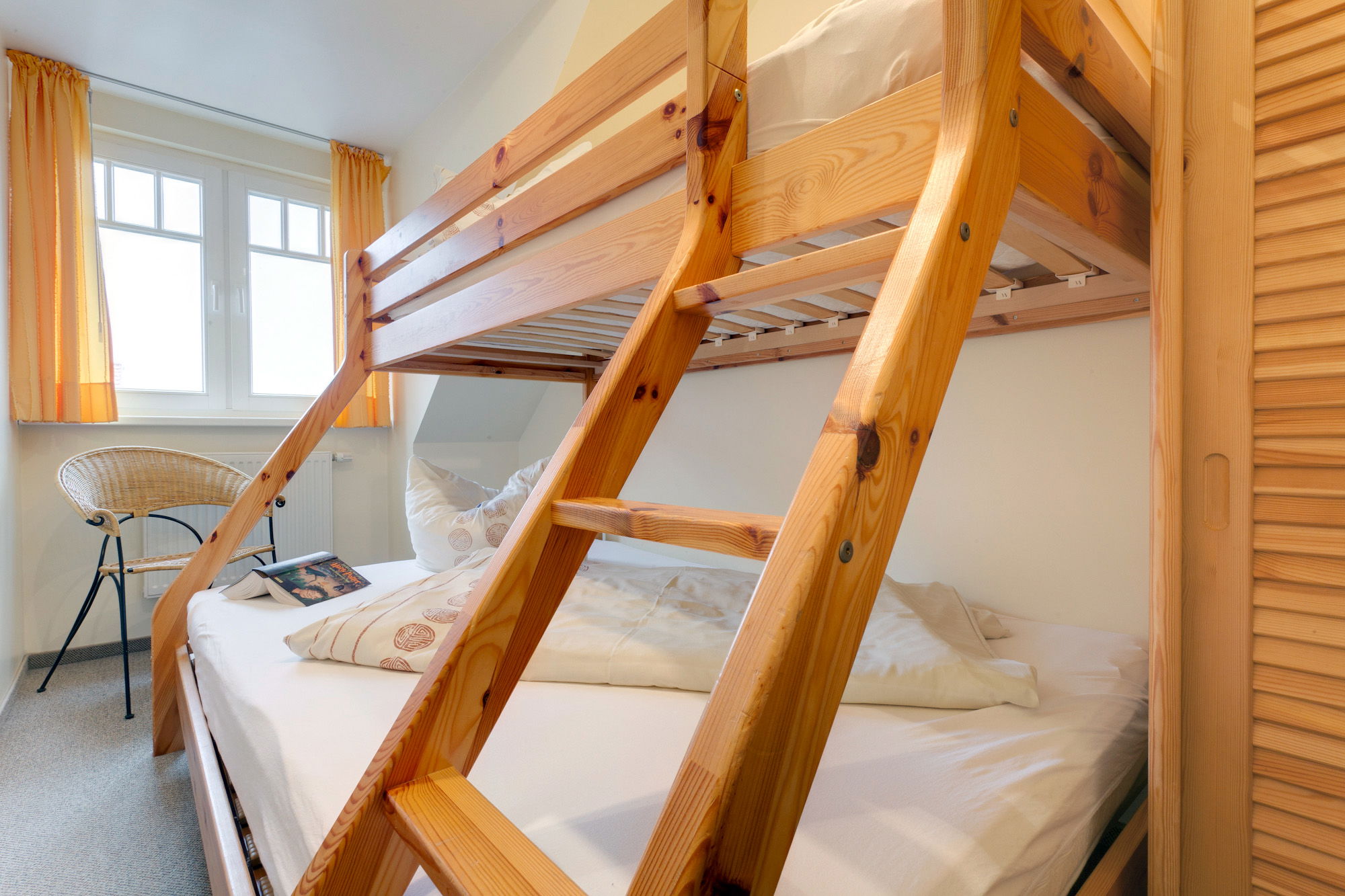 Schlafbereich mit Doppelstockbett