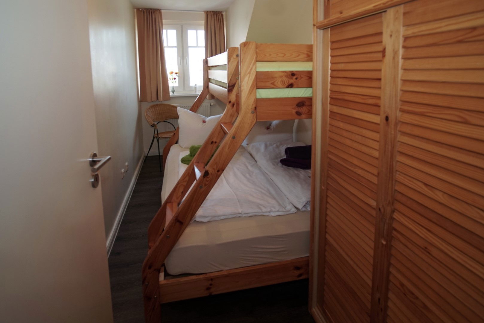 Schlafbereich mit Doppelstockbett