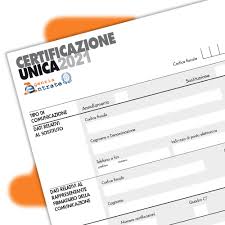 CU 2021 - NUOVI MODELLI CERTIFICAZIONE UNICA E 770/21