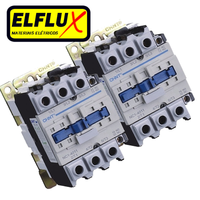 Contator de potência tripolar 40A NC1-8011