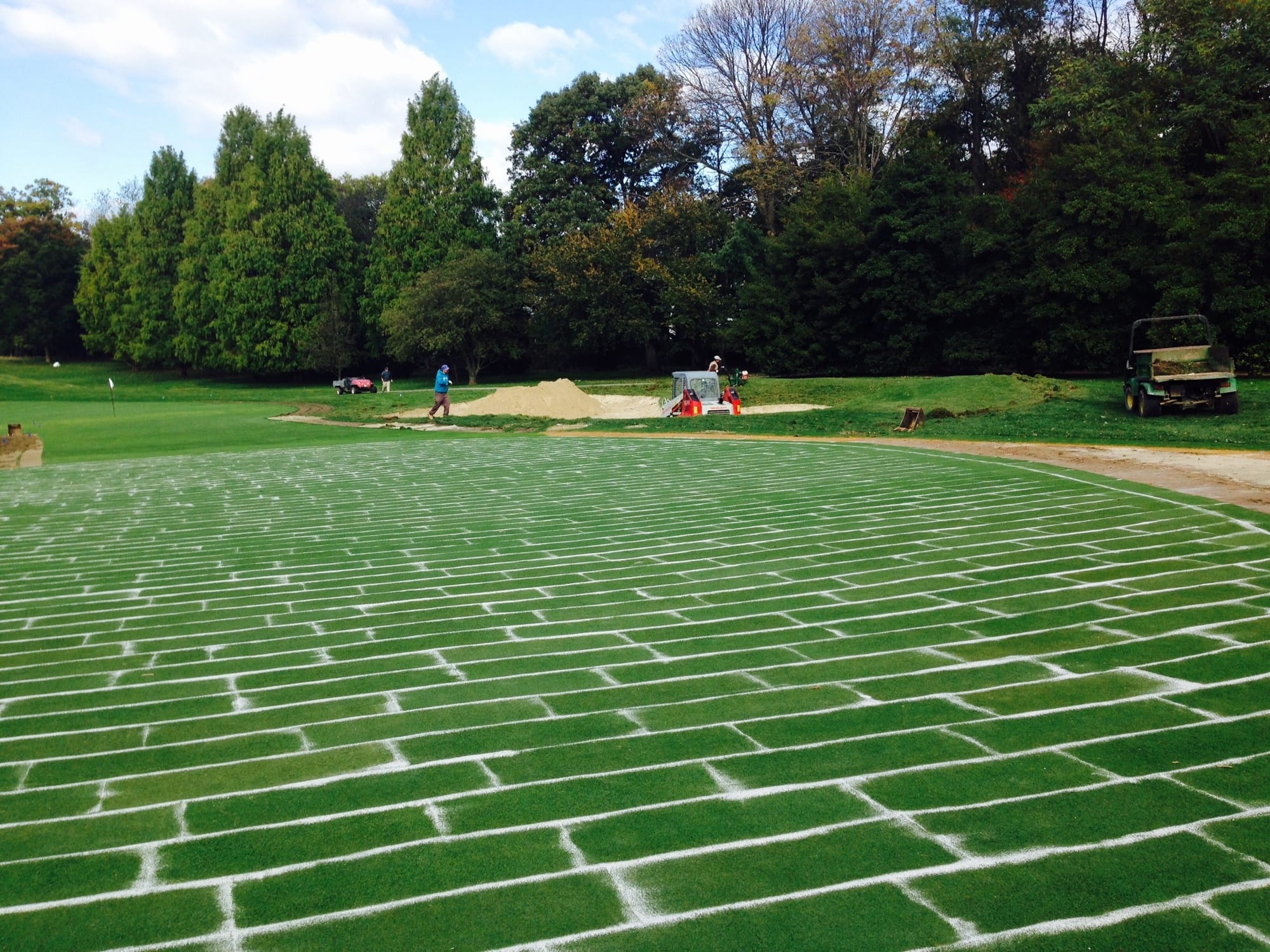 Greens Regrading and Resurfacing - Chevy Chase Club