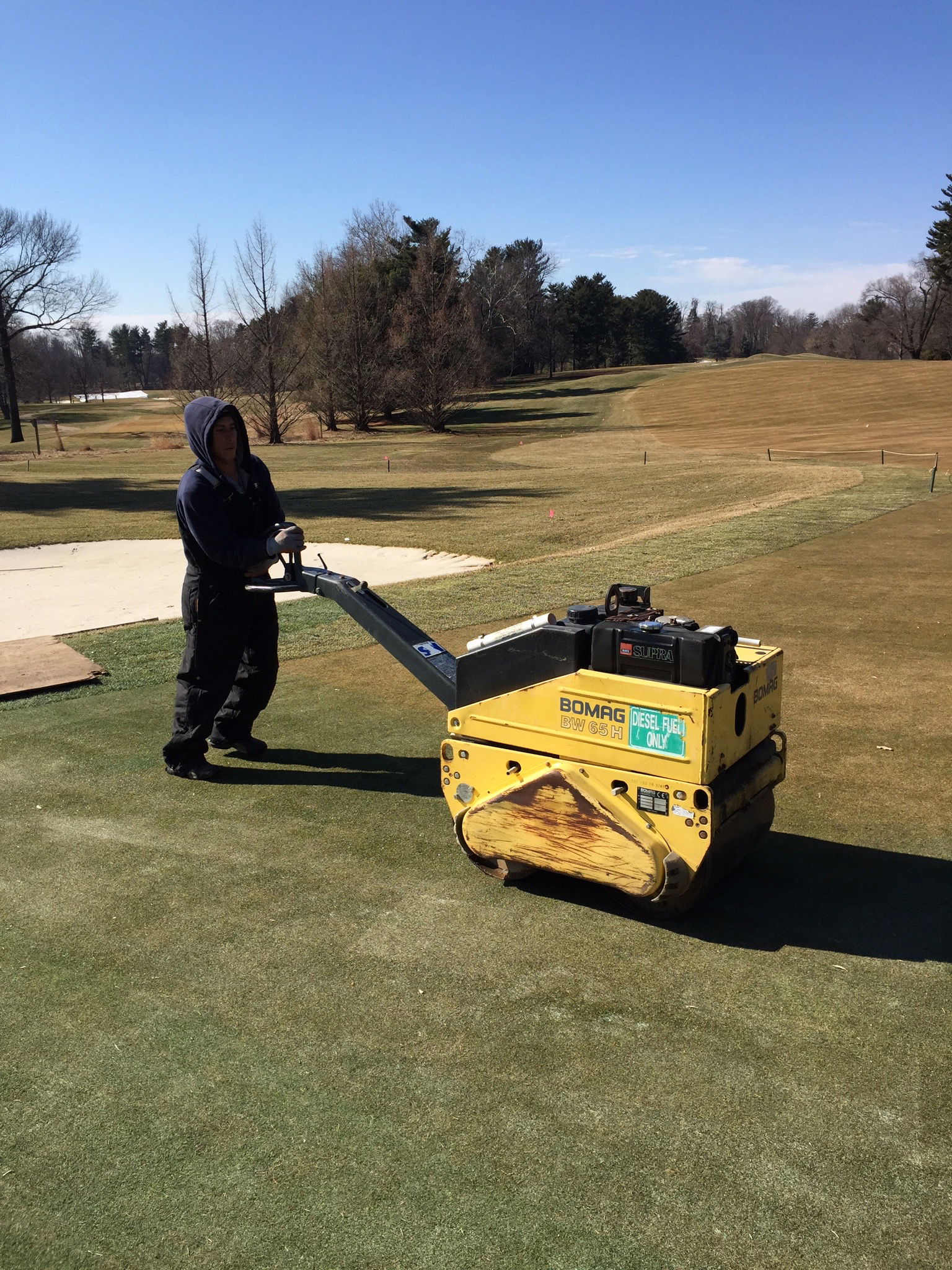 Greens Regrading and Resurfacing - Chevy Chase Club