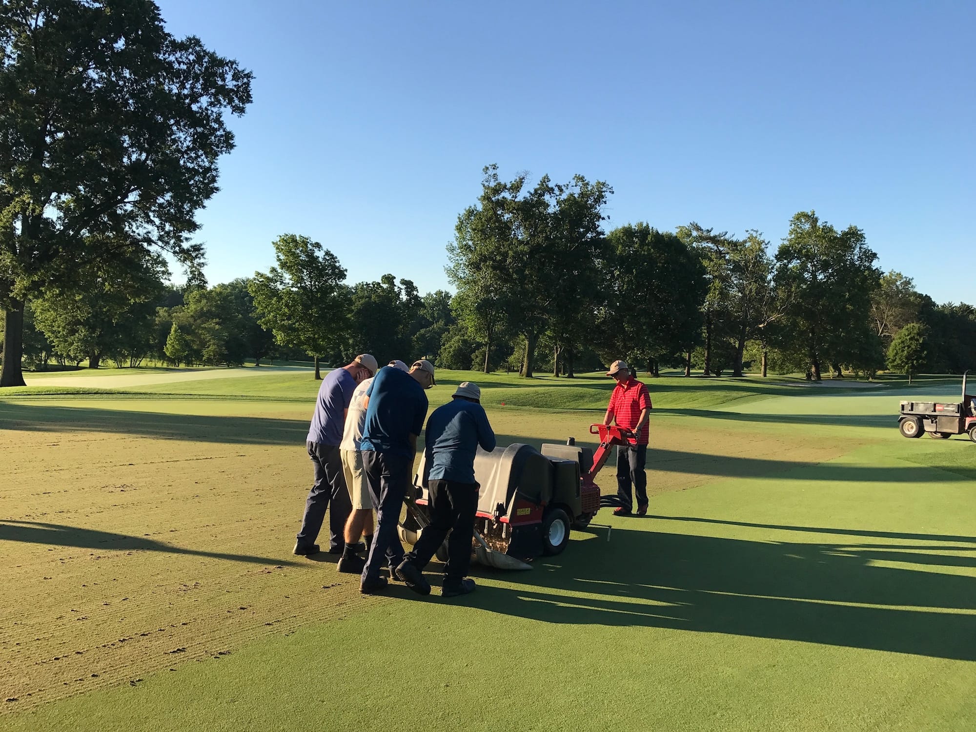 Core Aerification and Topdressing