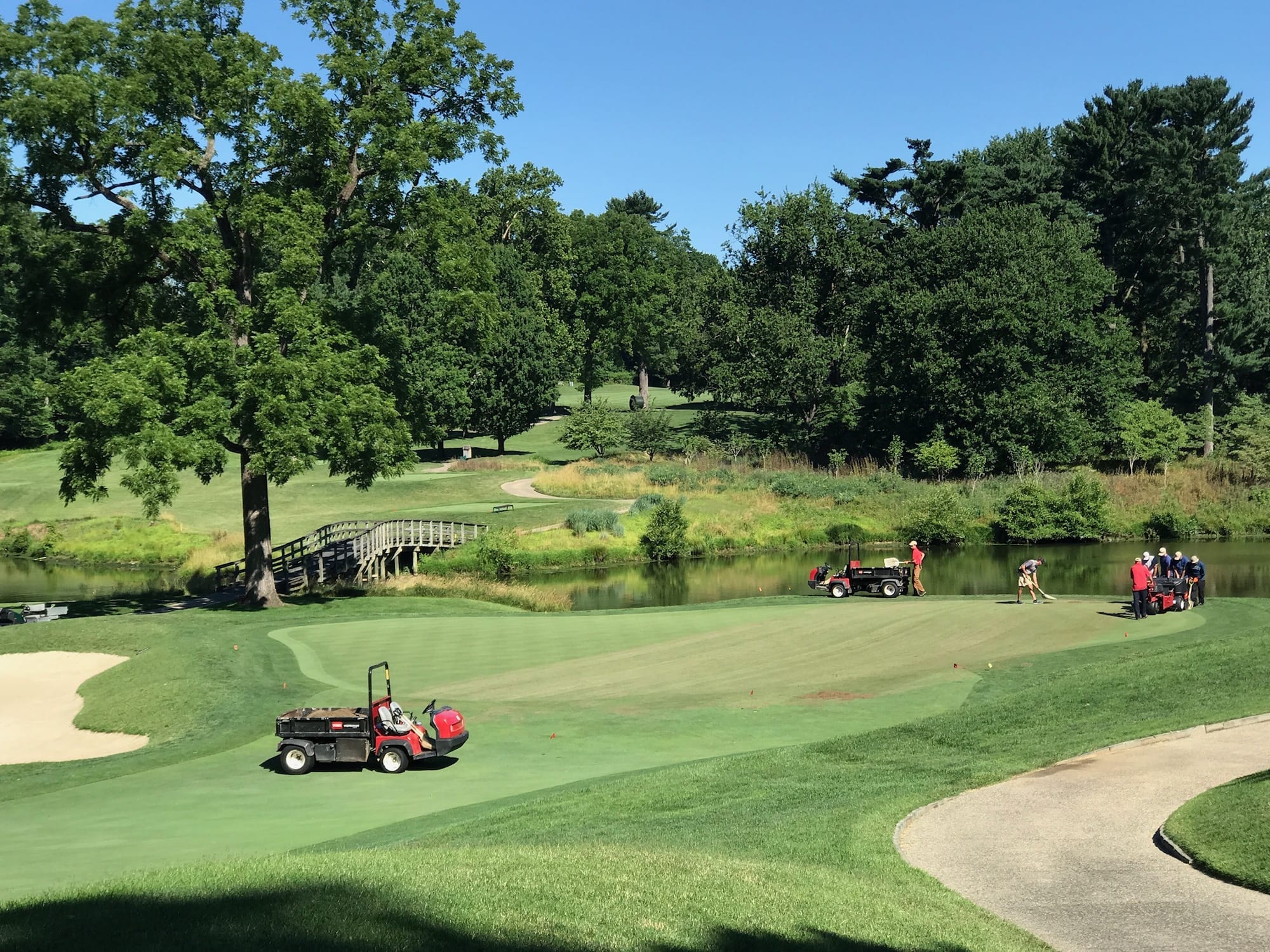 Core Aerification and Topdressing