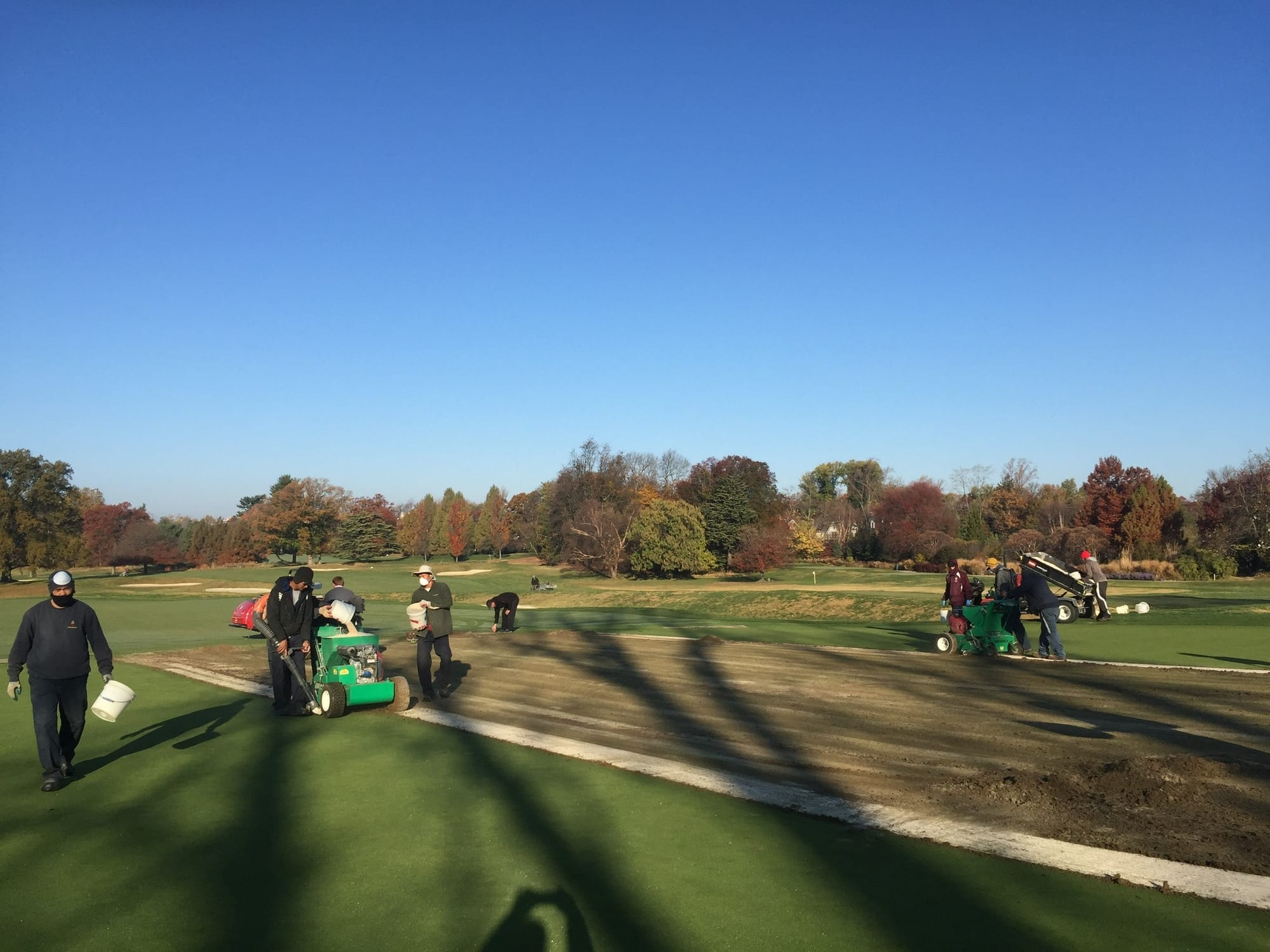 Deep Vertical Mowing with Sand Injection