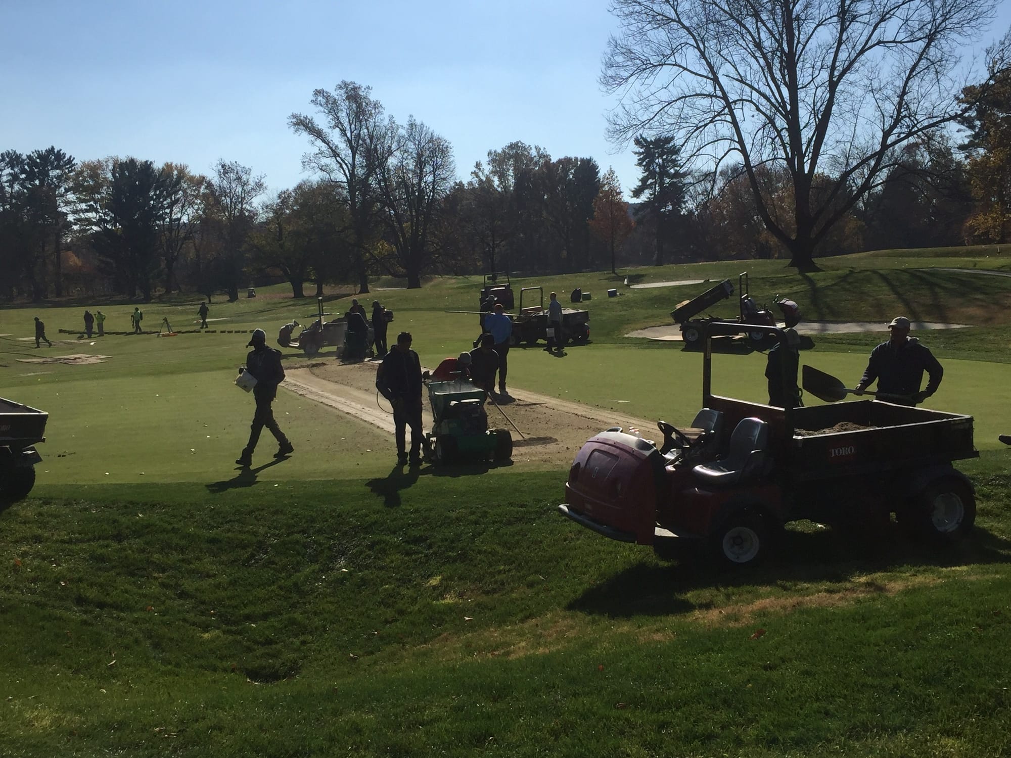 Deep Vertical Mowing with Sand Injection