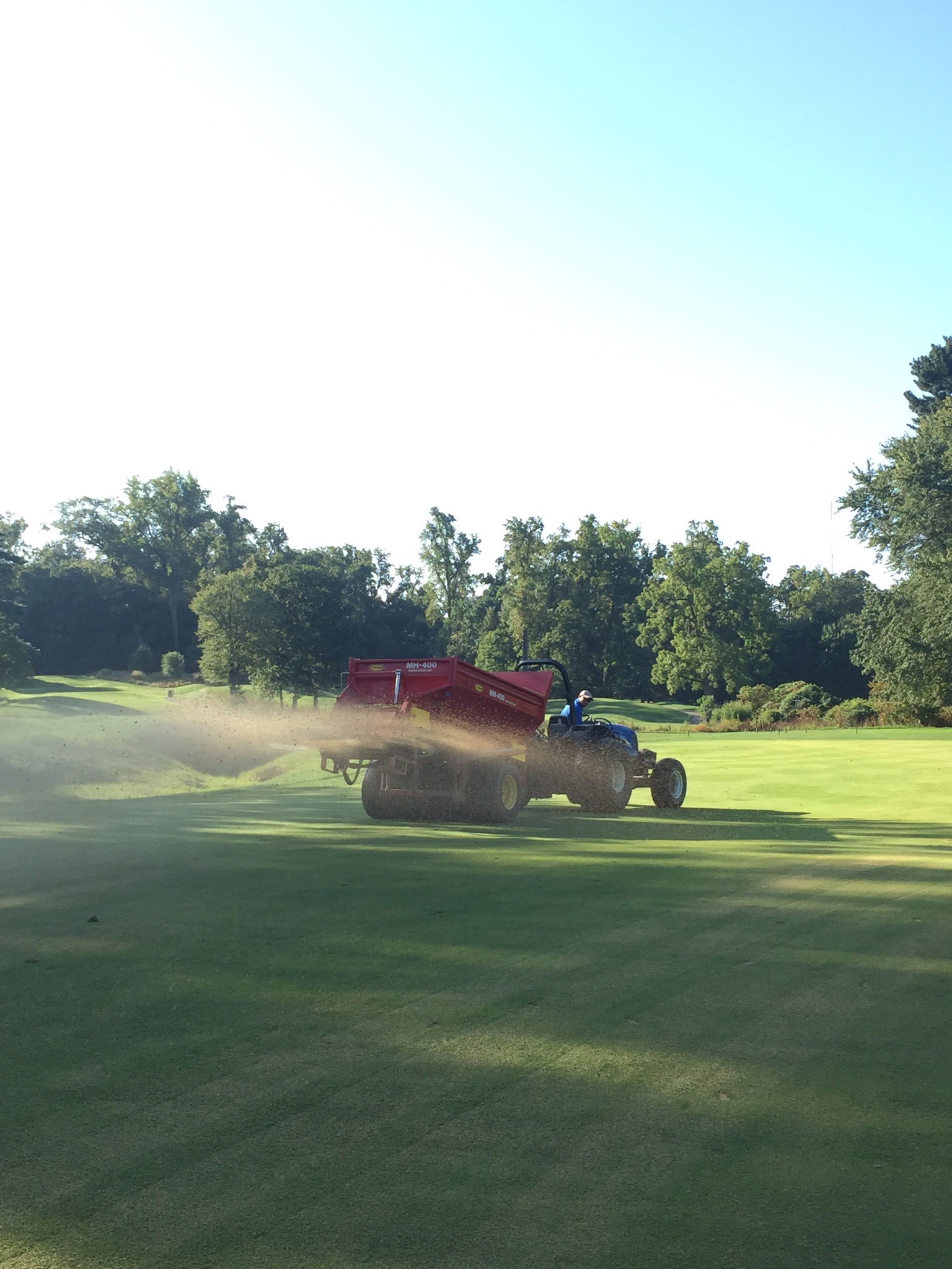 Core Aerification and Topdressing