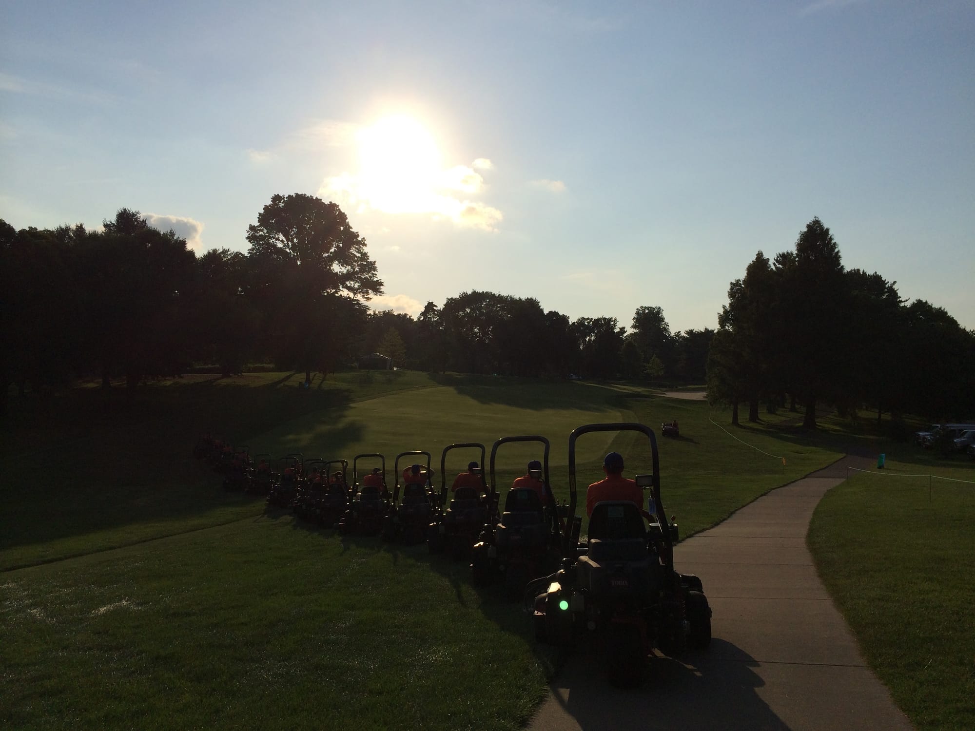 Evening Fairway Mow Quicken Loans National - Congressional Country Club