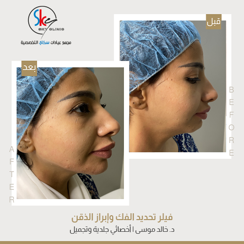 Defining the jaw with fillers..Amazing results in one session