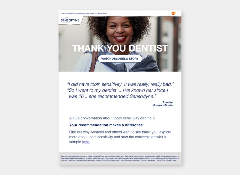 GLAXOSMITHKLINE – SENSODYNE