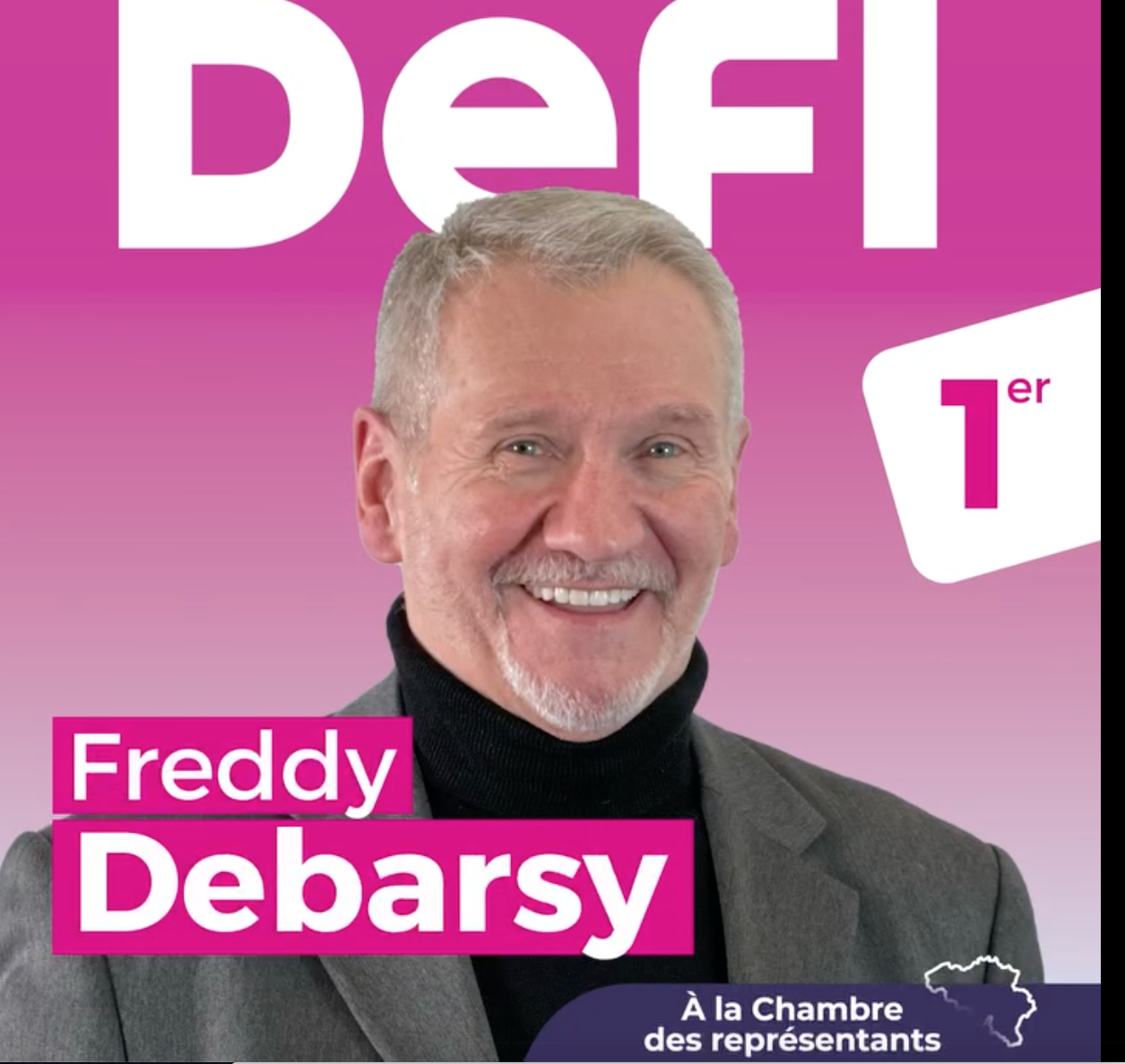 Rencontre avec Freddy DEBARSY candidat au élection fédéral ( DEFI)