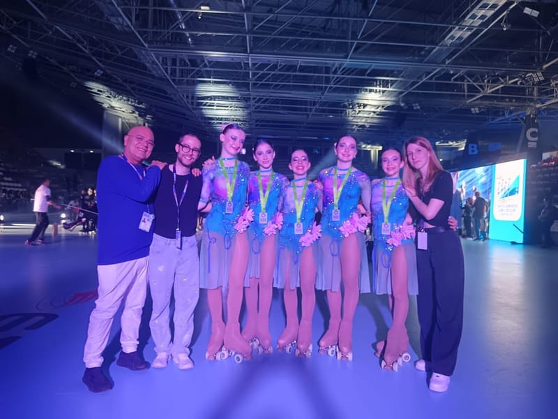 🥈Quartetto "Angels On Skates" Vicecampione Europeo 2024🥈