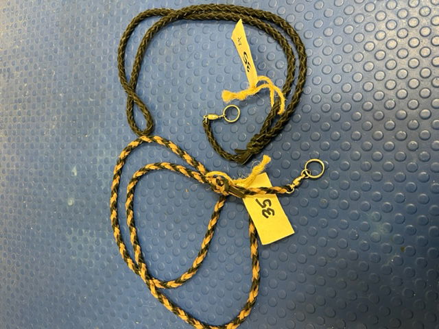 $35.00 Braided Leather Lanyard