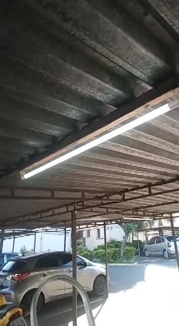GARAGENS, TROCA POR LÂMPADAS LED