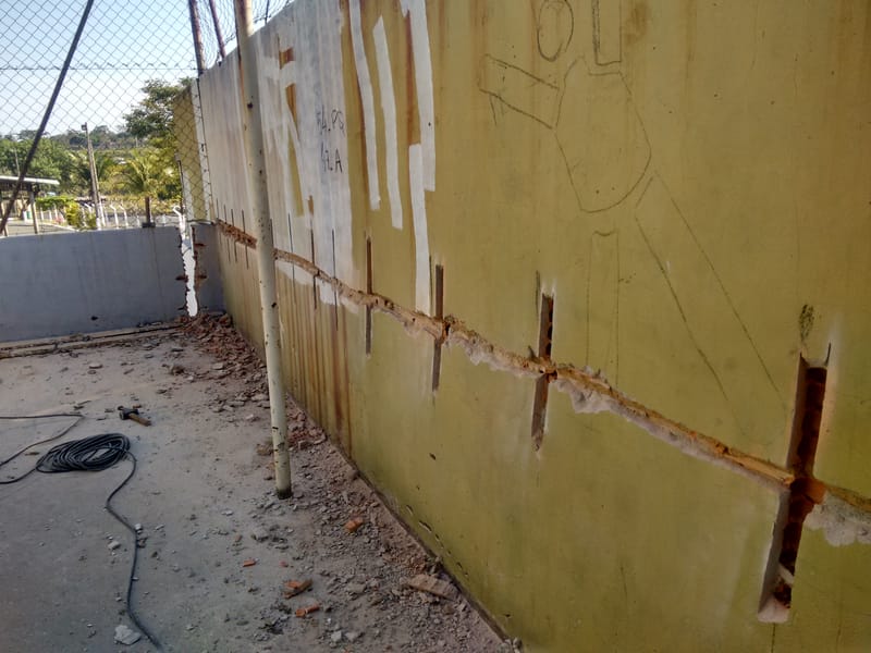 QUADRA, SALÃO, TELHADO