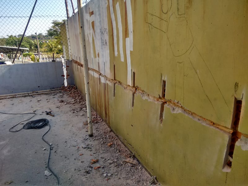 QUADRA, SALÃO, TELHADO