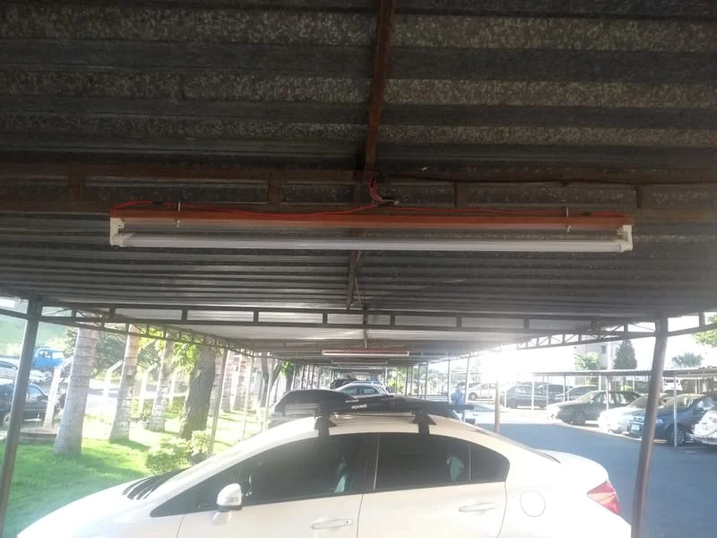 GARAGENS, TROCA POR LÂMPADAS LED